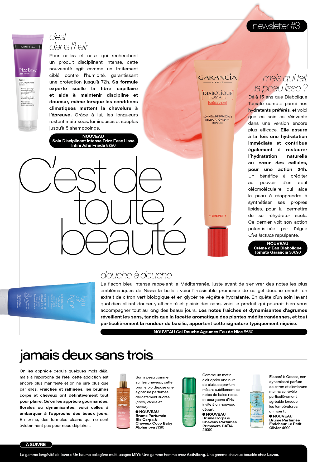Newsletter | C&rsquo;est De Toute Beauté #3