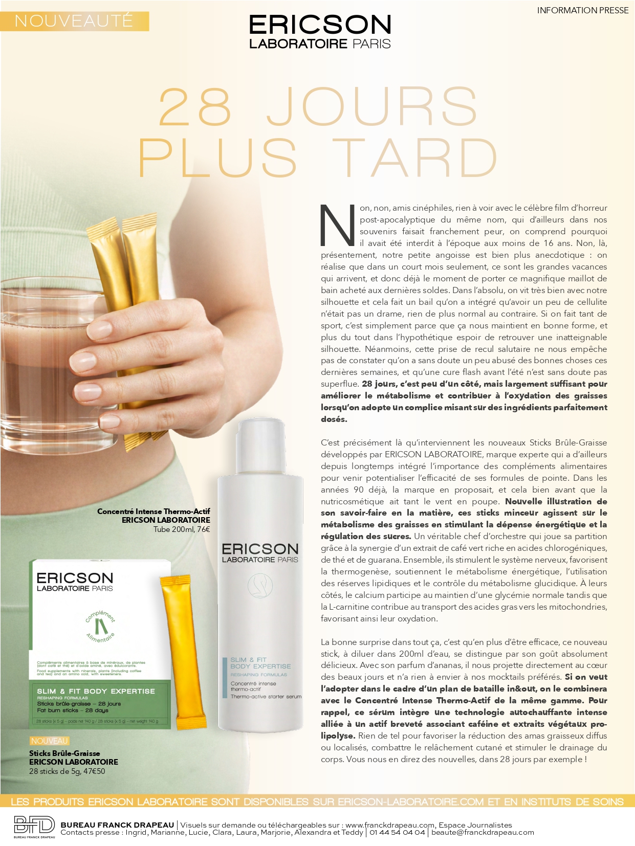 Ericson Laboratoire | Sticks Brûle-Graisse