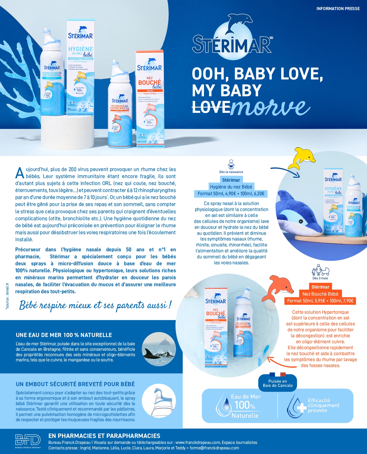 Stérimar | Gamme bébé