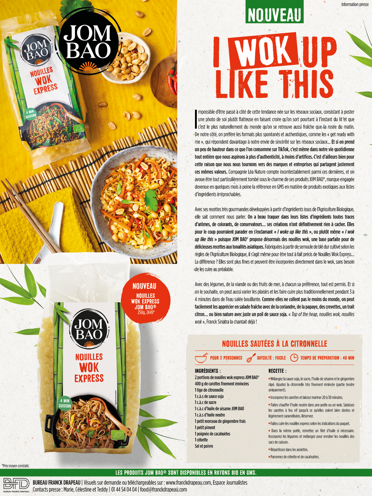 JOM BAO | Nouilles Wok