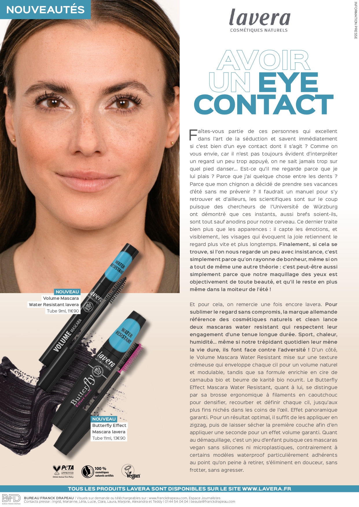 Lavera l Mascaras Water Resistant