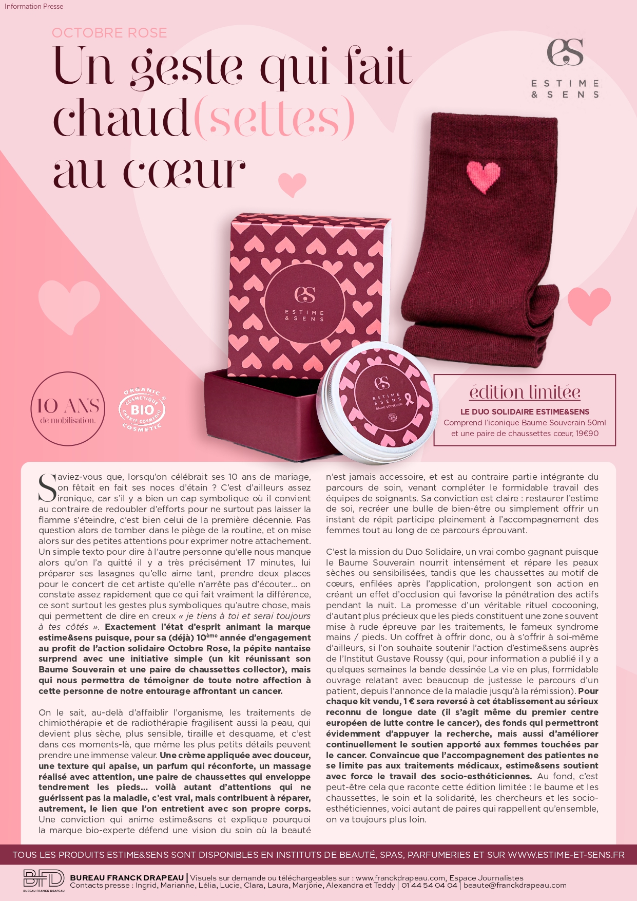 Estime & Sens | Octobre Rose 2026