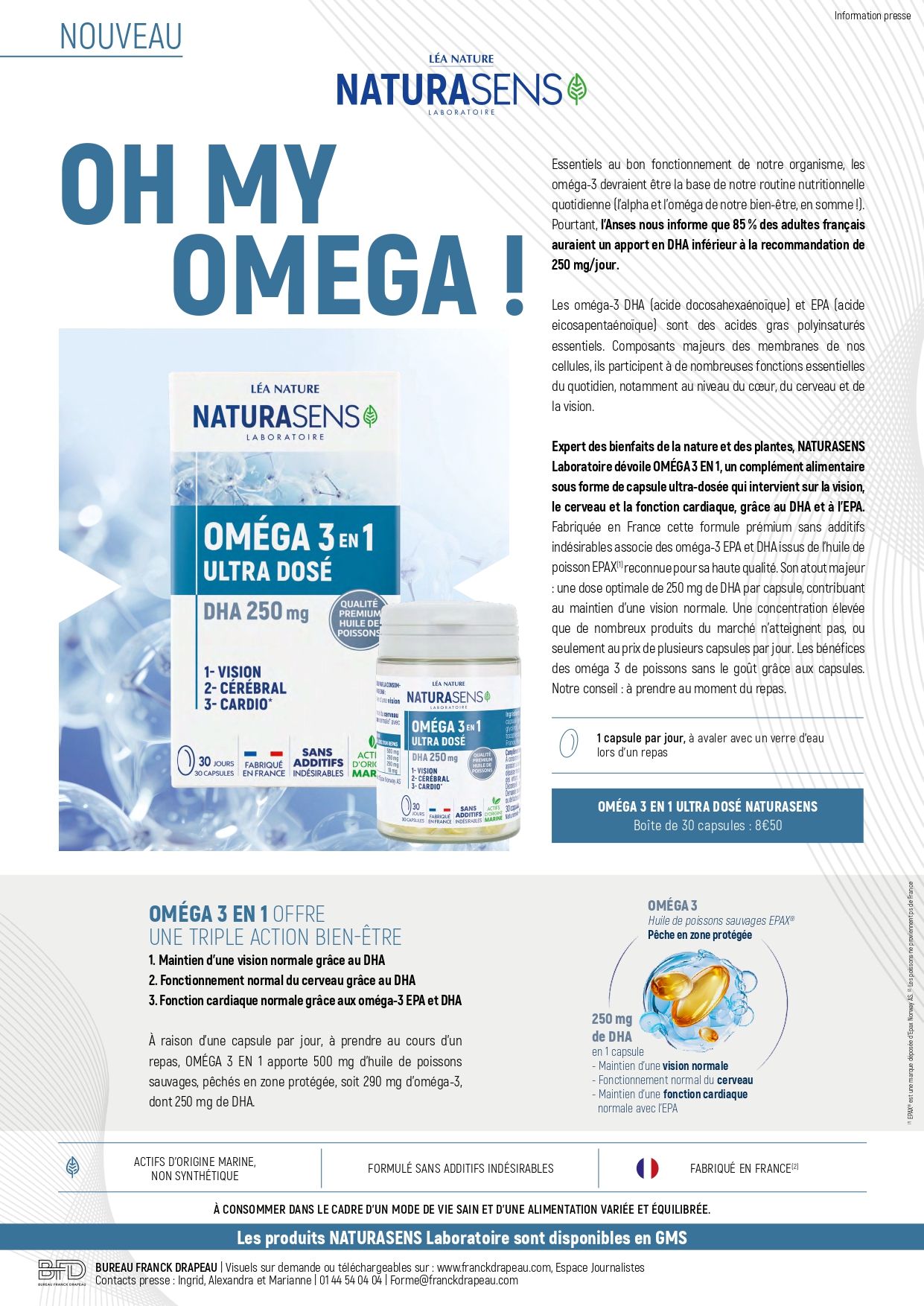 NATURASENS | Omega 3-en-1