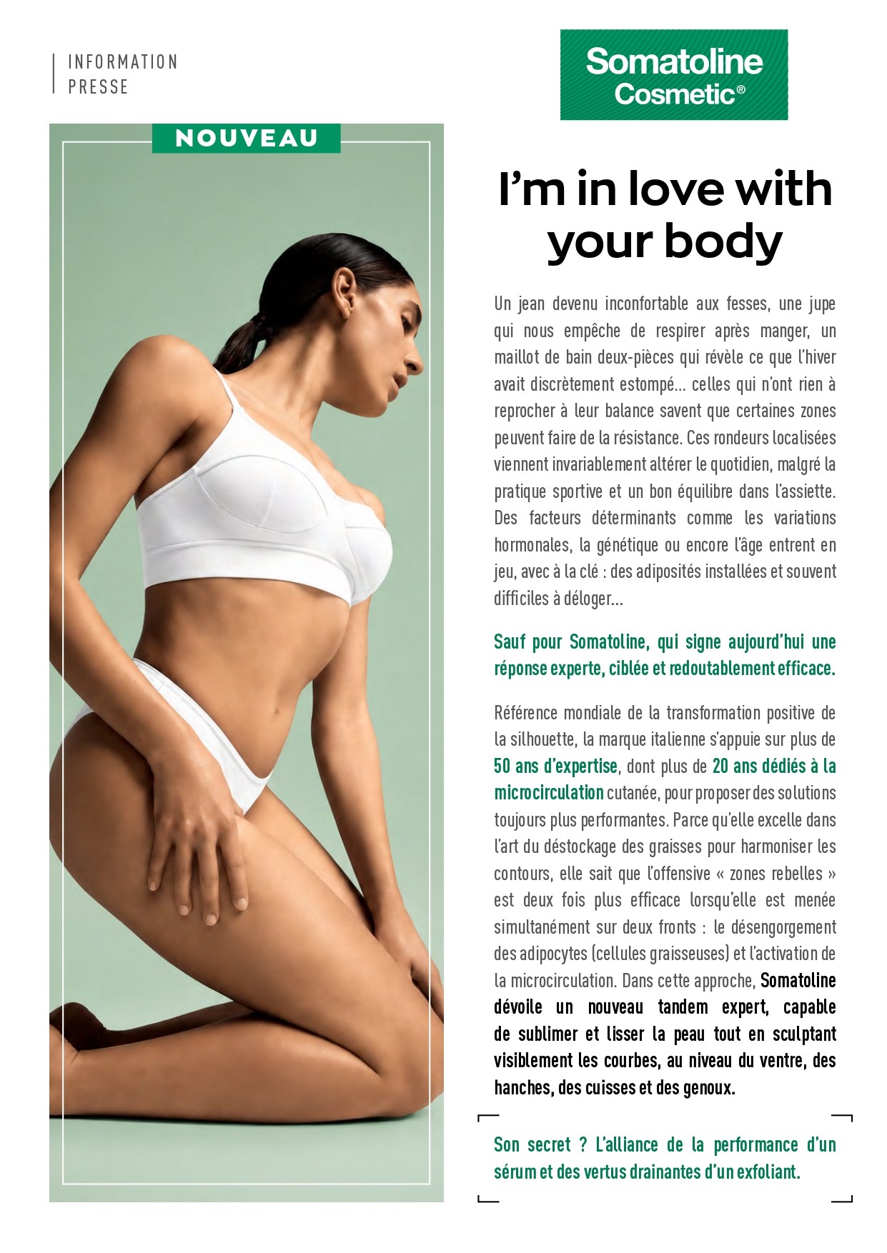 Somatoline l Sérum Body Advanced et Exfoliant anti-eau
