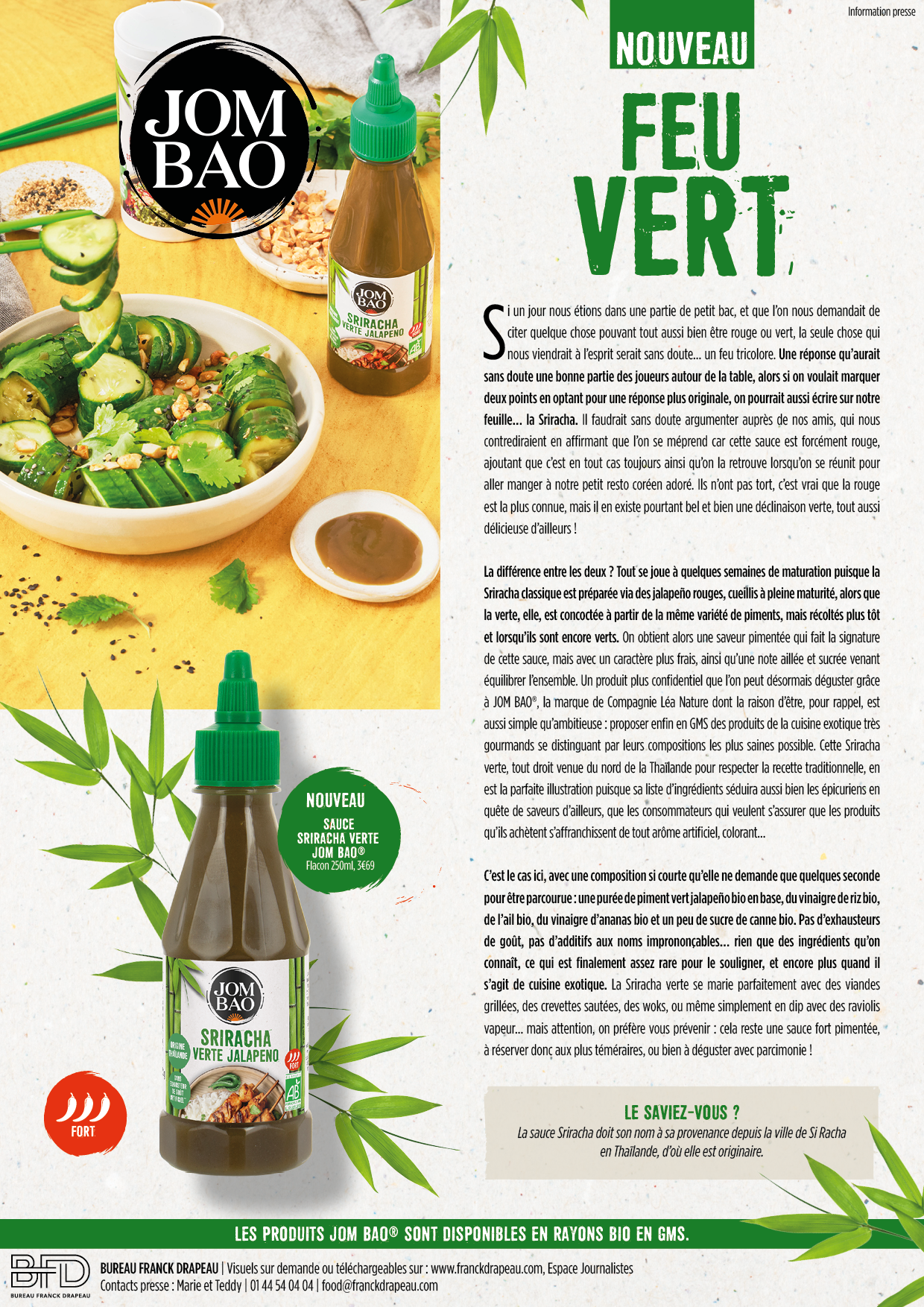 JOM BAO | Sriracha Verte