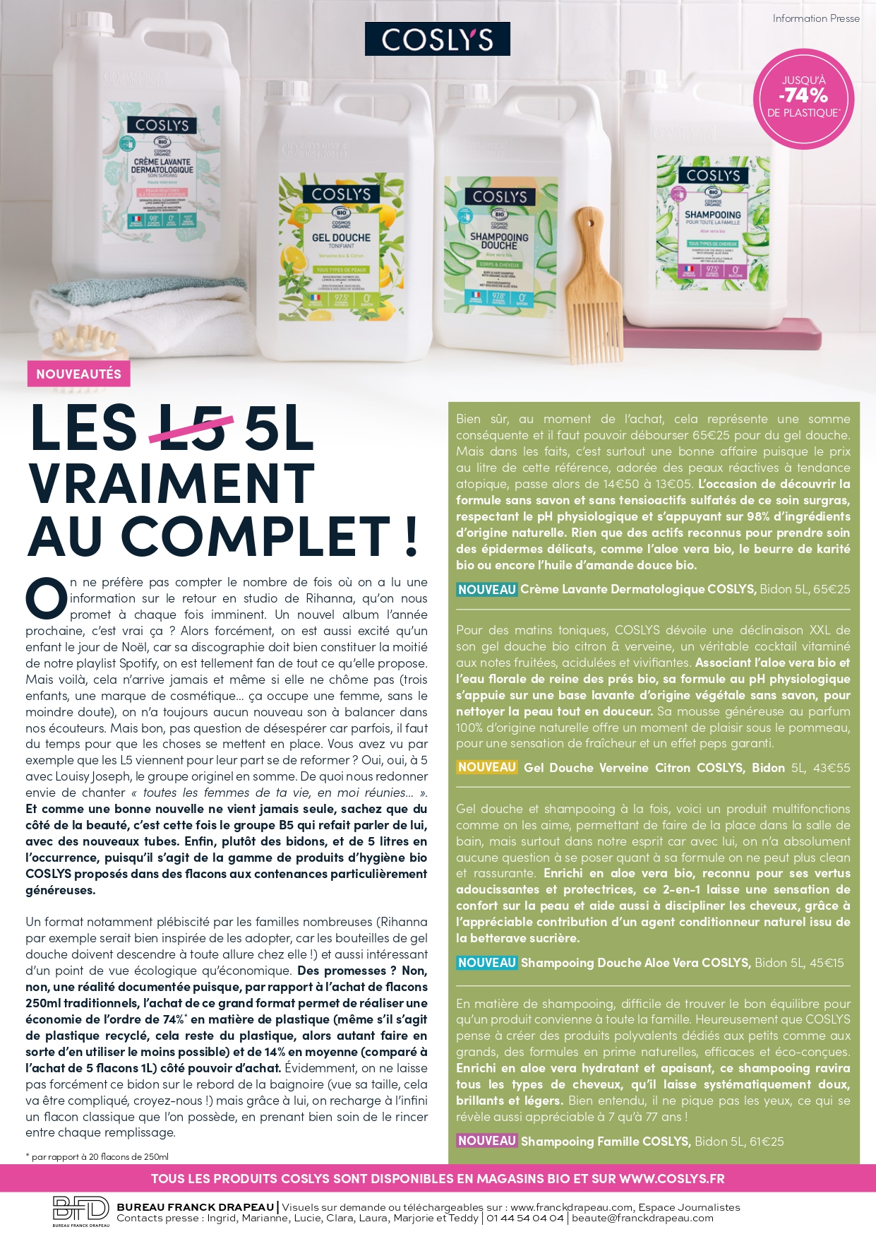 Coslys | Bidons 5L