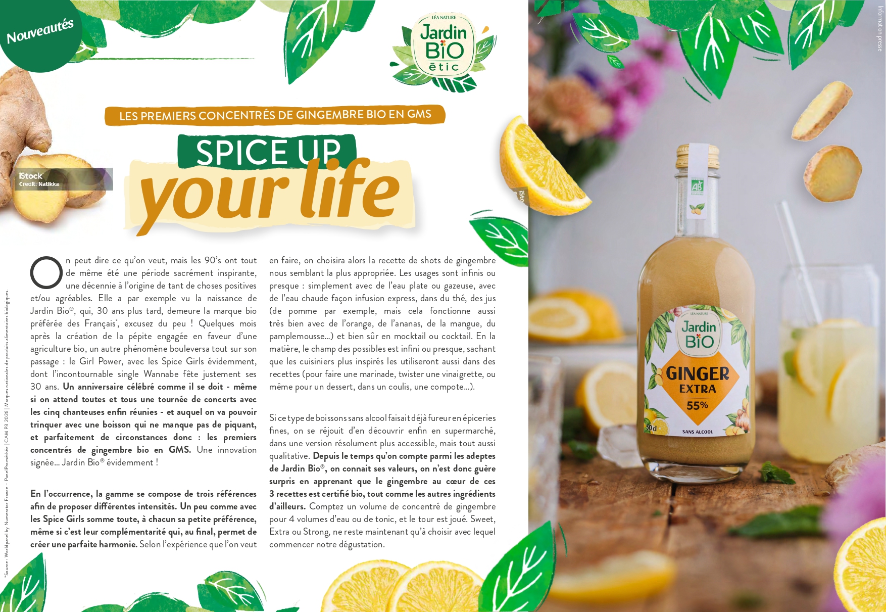 JARDIN BIO étic | Boissons Gingembre