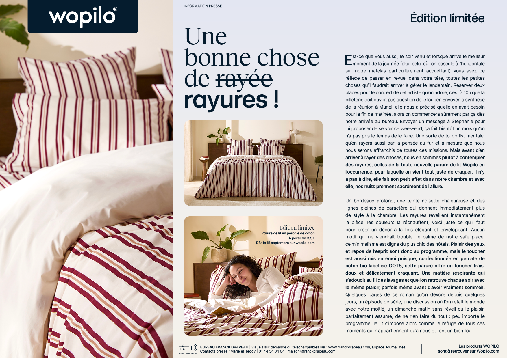 Wopilo | Parure Rayures
