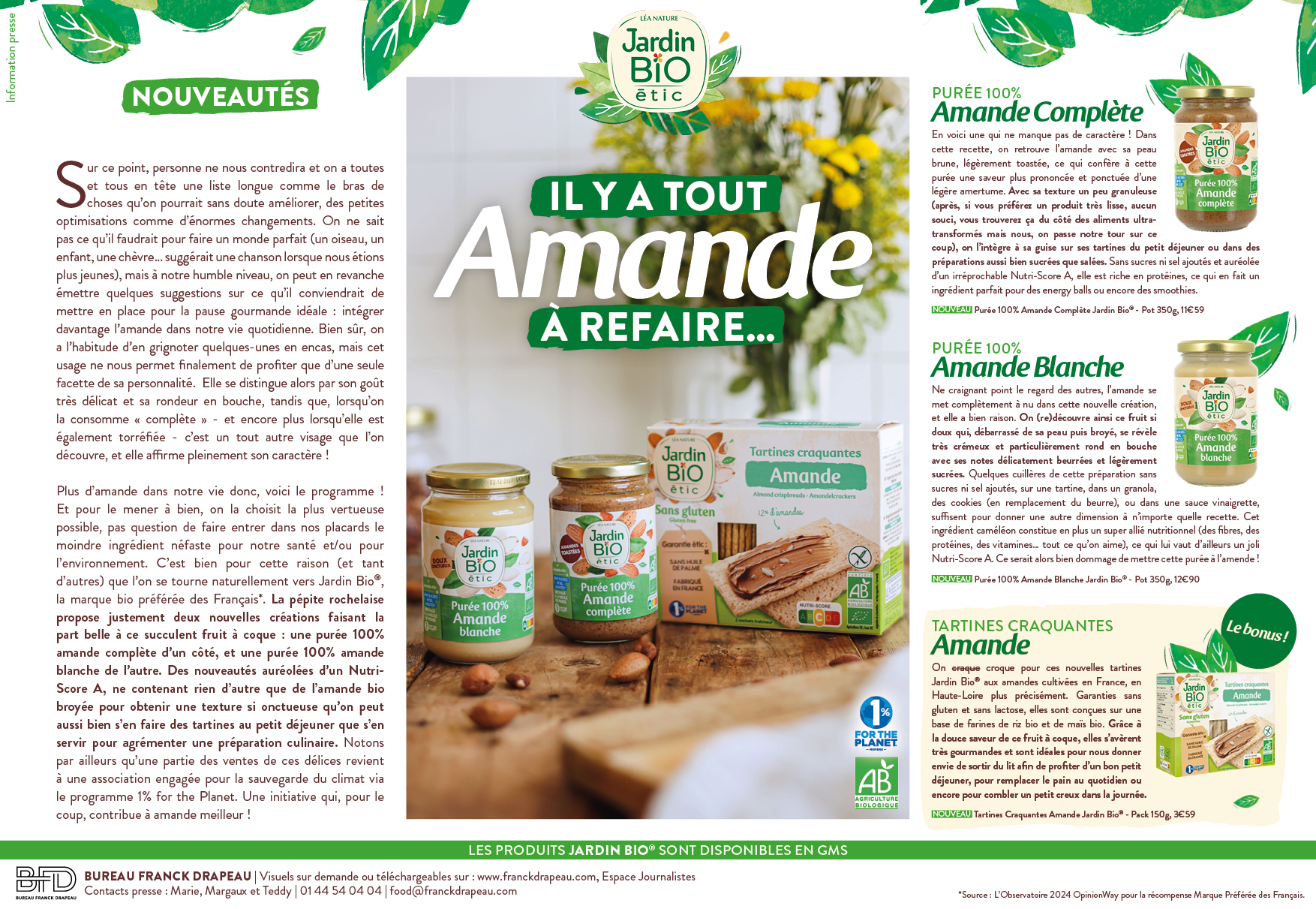 Jardin Bio étic | Amandes