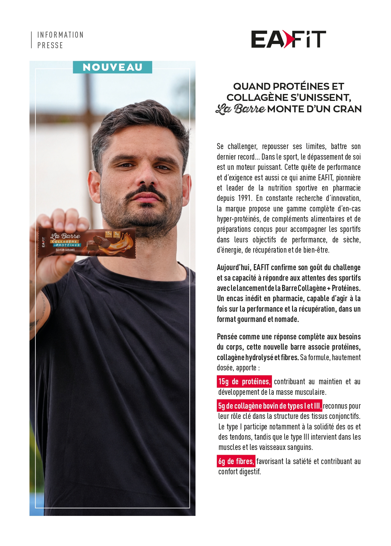 Eafit | Barre protéines + collagène