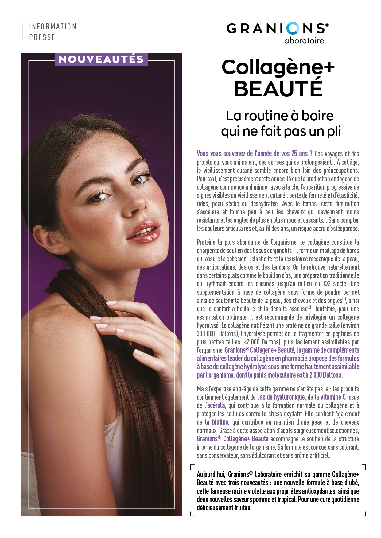 Granions Laboratoire I Collagène+ Beauté Ube