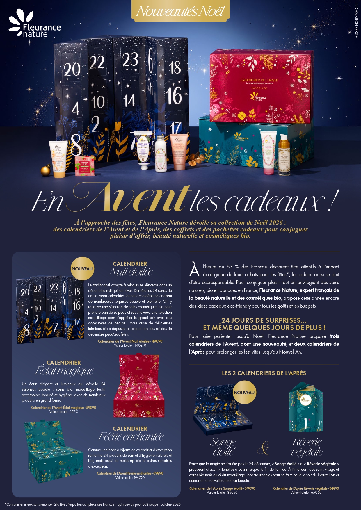 Fleurance Nature | Sélection Noël & Calendriers