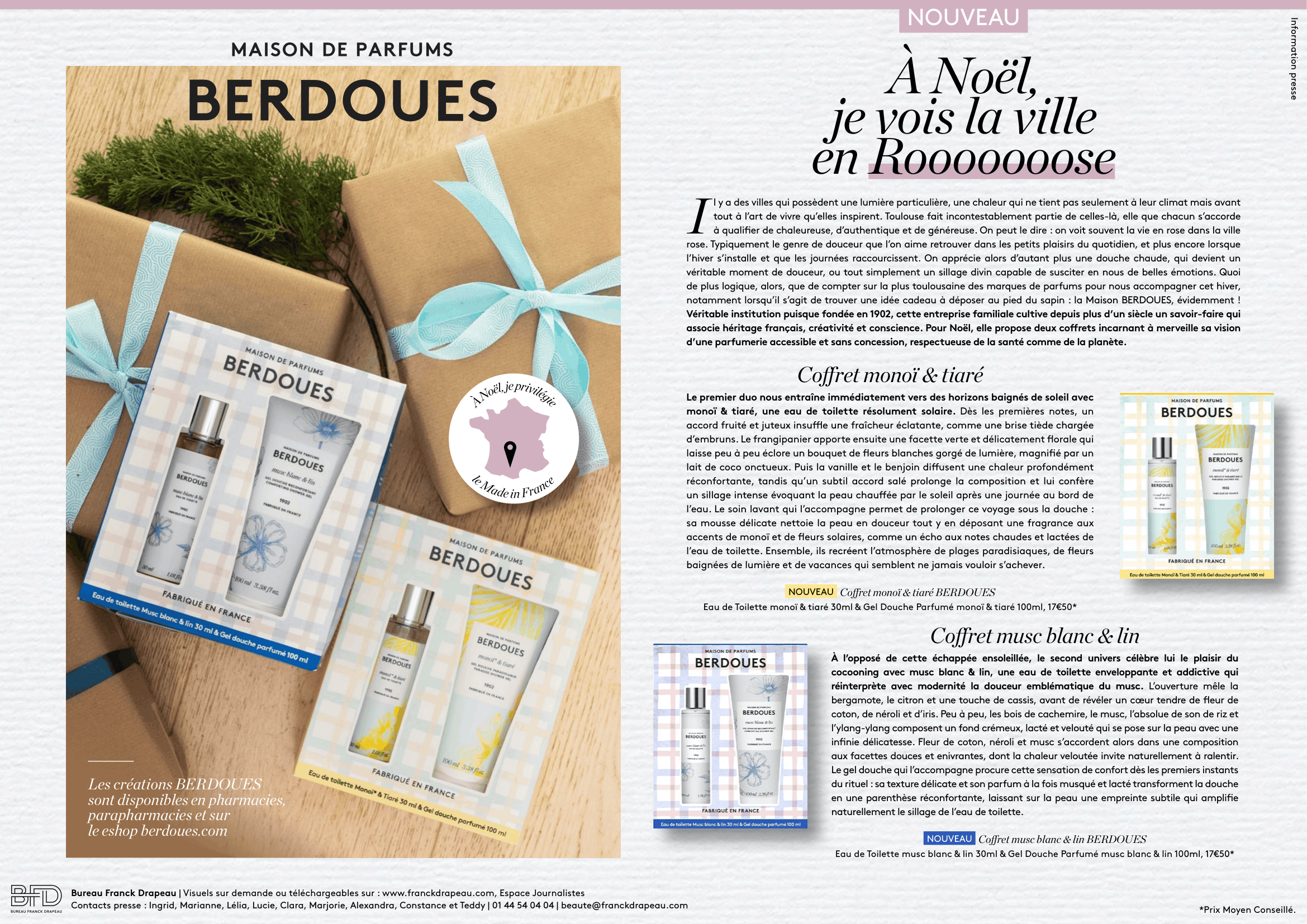 Berdoues | Coffrets de Noël
