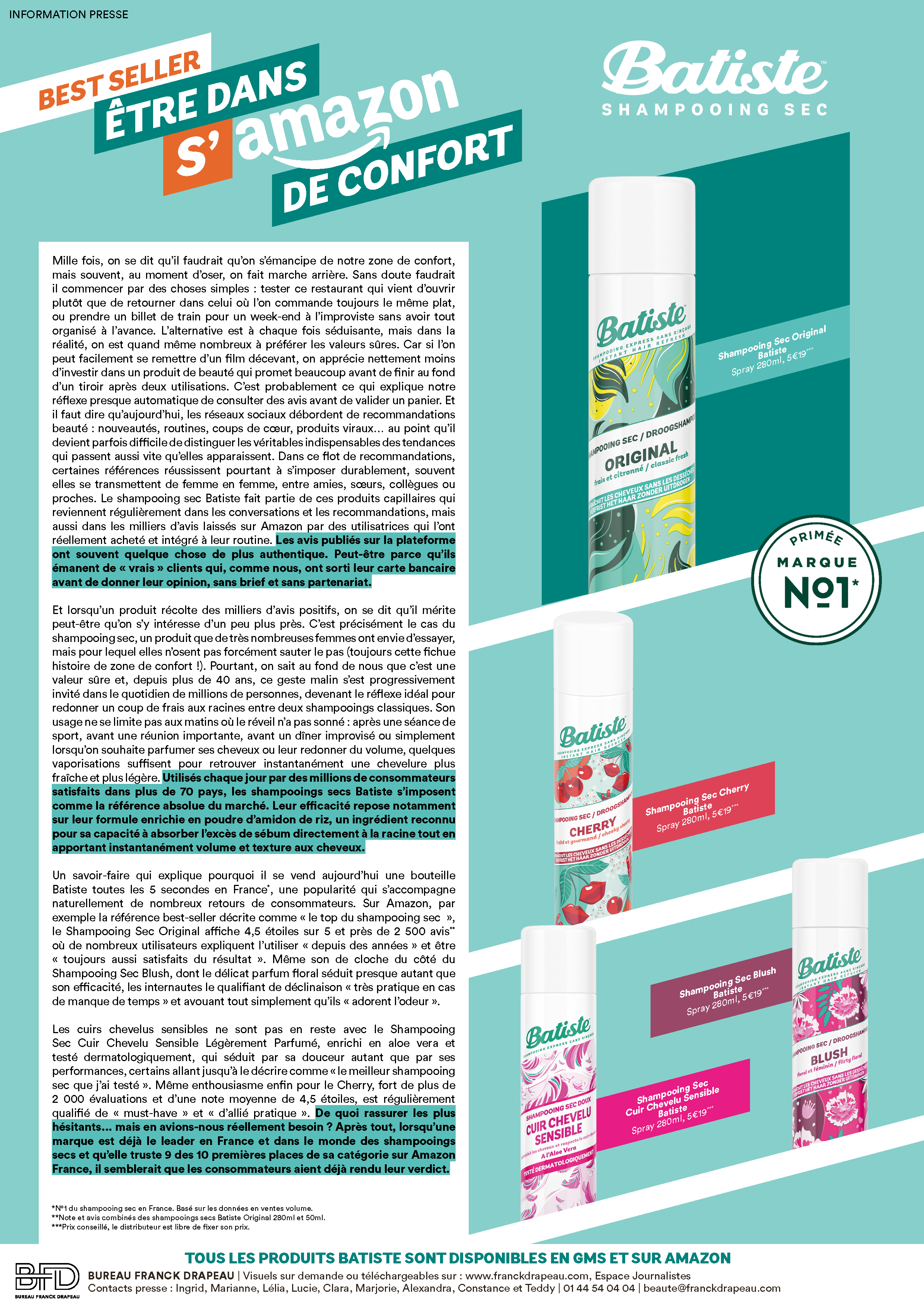 Batiste | Top sur Amazon